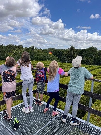 Ausblick Irrgarten Eckartsberga